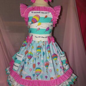 On the Places you'll go  Dr Seuss Kids Dress